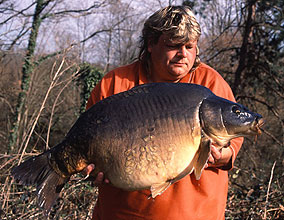 A cracking 40lb 10oz mirror for Bill