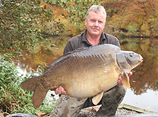 Colin with a 55lb 4oz mirror