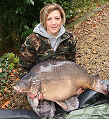 Rose with her 55lb mirror